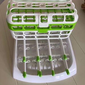 Baby bottle rack and dishwasher bin